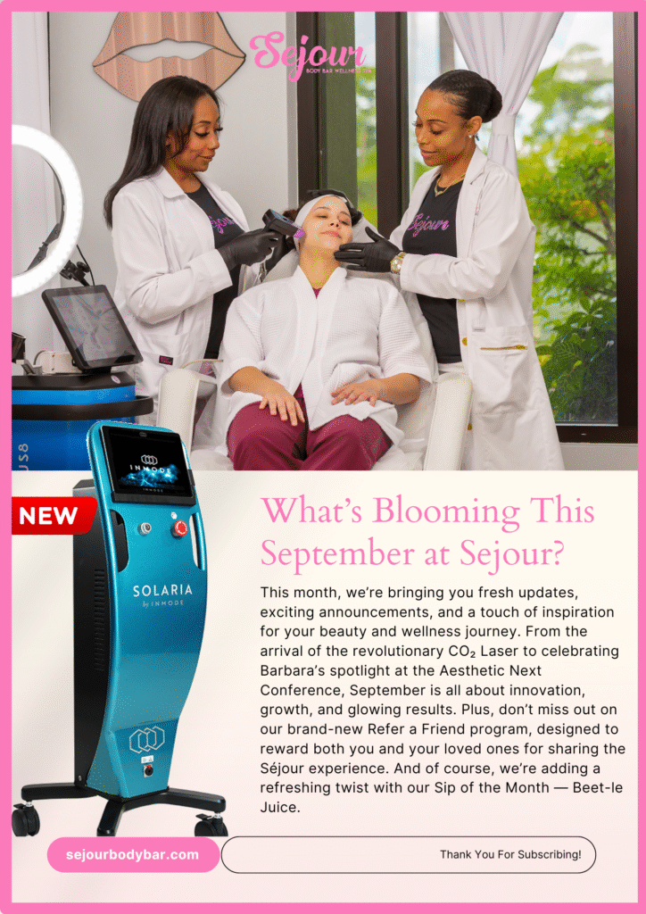 Sejour September 2025 Newsletter